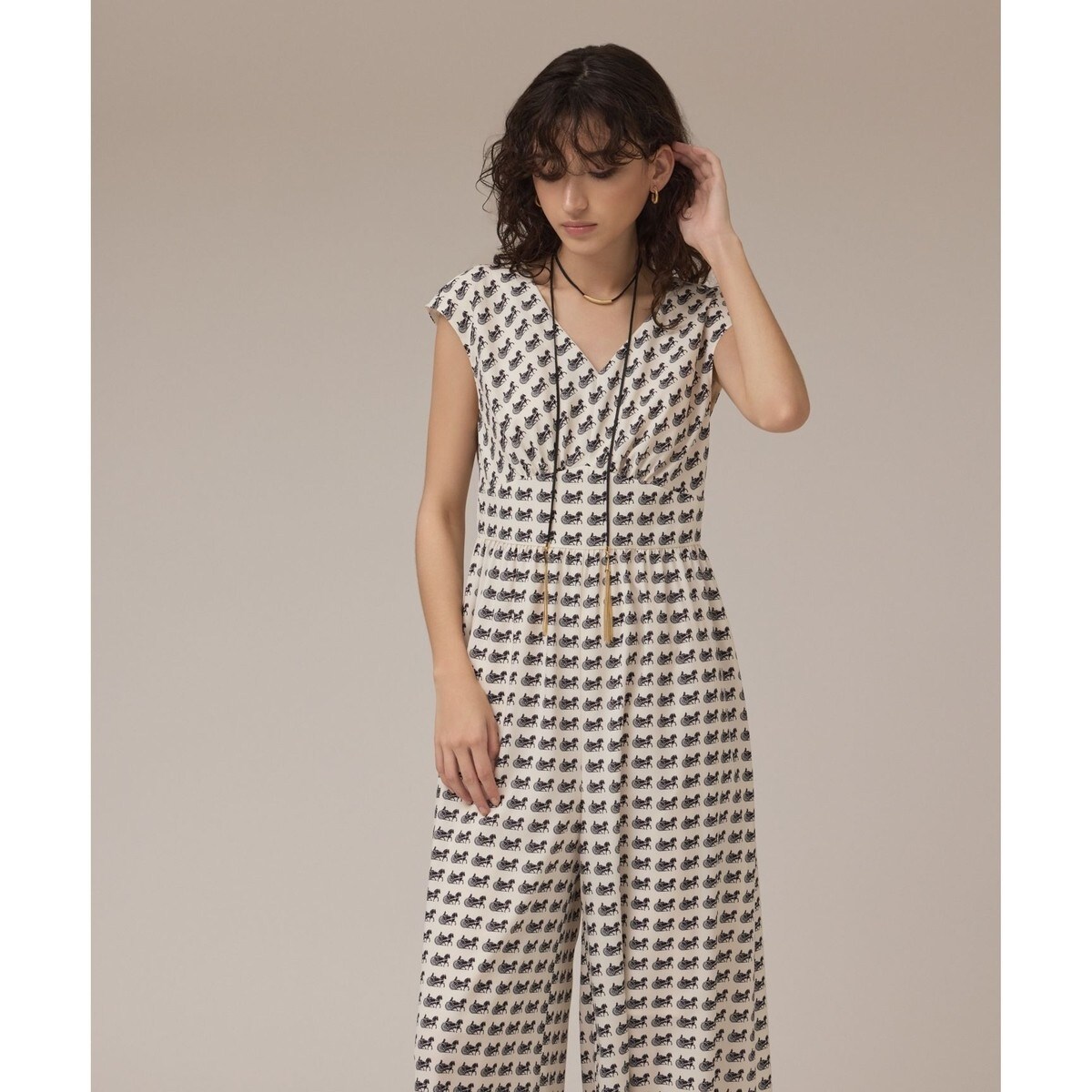 ホースプリントサロペット | グレースコンチネンタル(GRACE