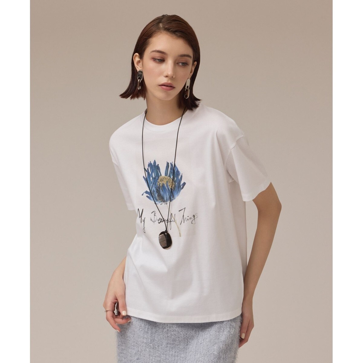 ピグメントTシャツ／グレースコンチネンタル（GRACE CONTINENTAL