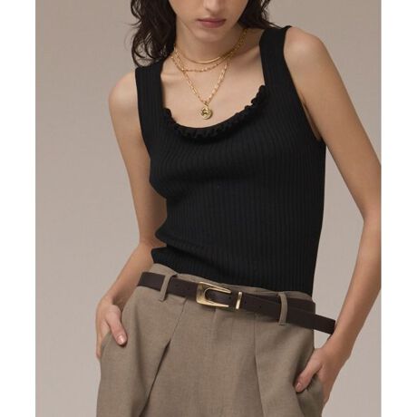 [^ԁF0125343114]ꖇŒėlɂȂAVvȂfBeB[ɍSm[X[ugbvXBRbguhŕ҂ݗĂG̗ǂjbg̃{fBɁA肰ȂtfBeB[{āA炵ȃfUCɎdグꒅłBƂcuɁA{fBɒ悭tBbgVGbgBăfReYɌlbNCŁAl̏tF~jɒĒfUCɎdグ܂B̂܂܈ꖇŃwV[ɒĒ̂͂̎AWPbgȂǂ̃Ci[ɂd󂷂ACeBԂƂĎɓꂽubNɁAH̋CzĂɎVbNȃuE2Fpӂ܂B̃fp摜̓TviBeĂ܂Bۂ̏iƎdlAHATCY኱قȂꍇ܂B\߂܂B