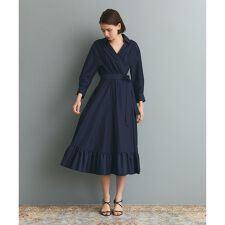 グレースコンチネンタル(GRACE CONTINENTAL)のカシュクールシャツワンピース