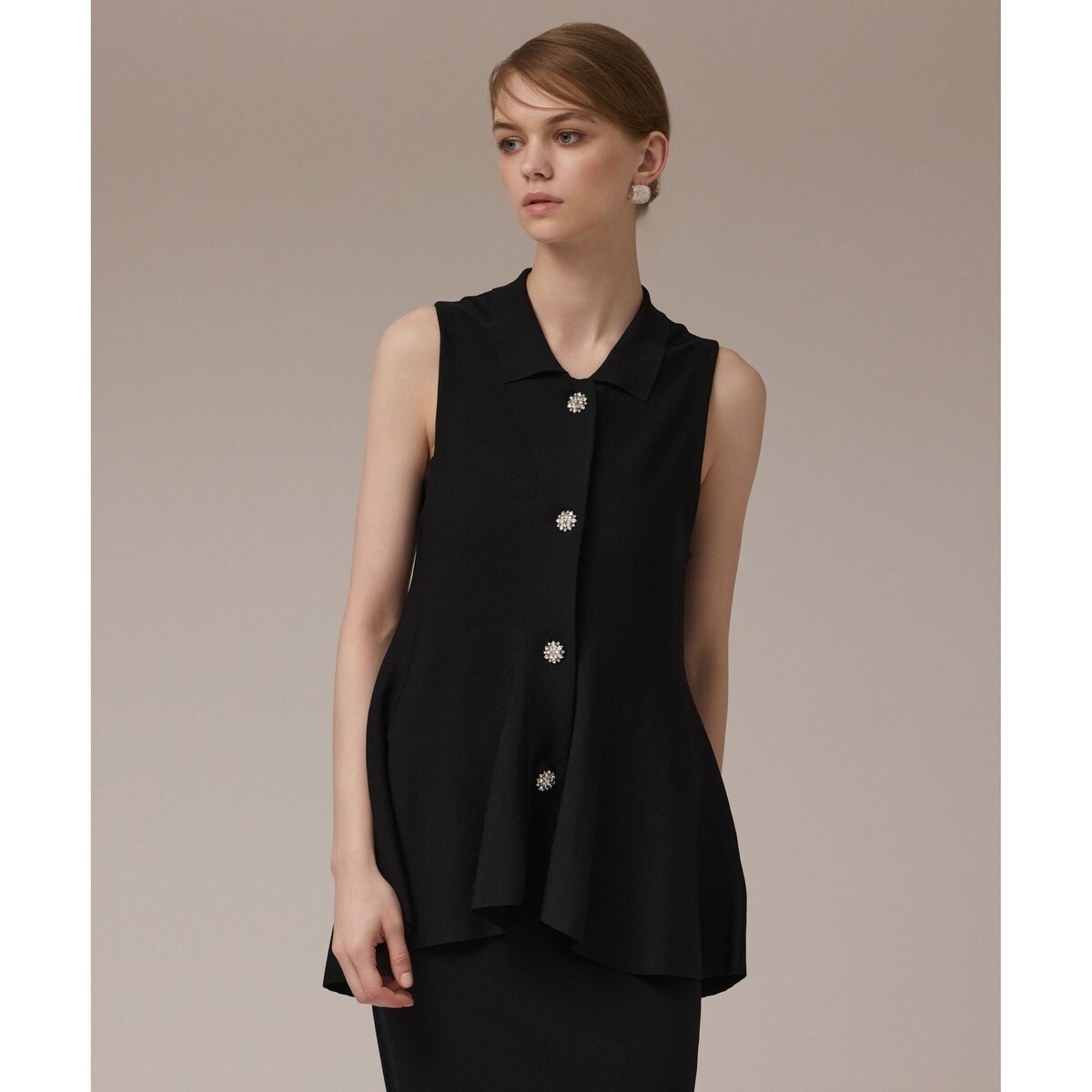 ビジューニットベスト | グレースコンチネンタル(GRACE CONTINENTAL