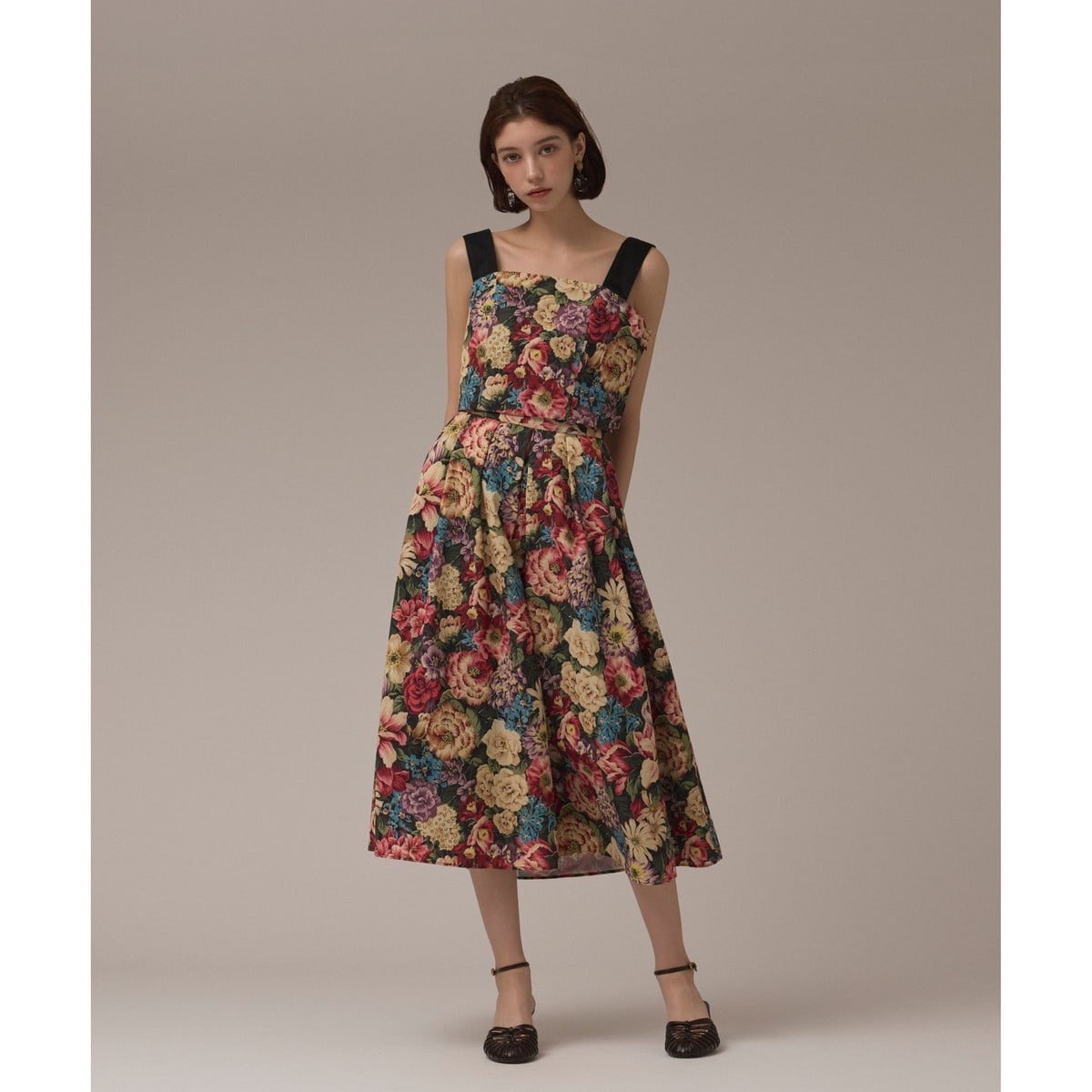 アンティークフラワータックスカート | グレースコンチネンタル(GRACE