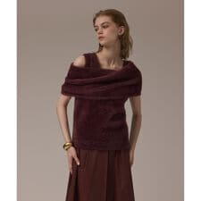 グレースコンチネンタル(GRACE CONTINENTAL)のオフタートルニットトップ