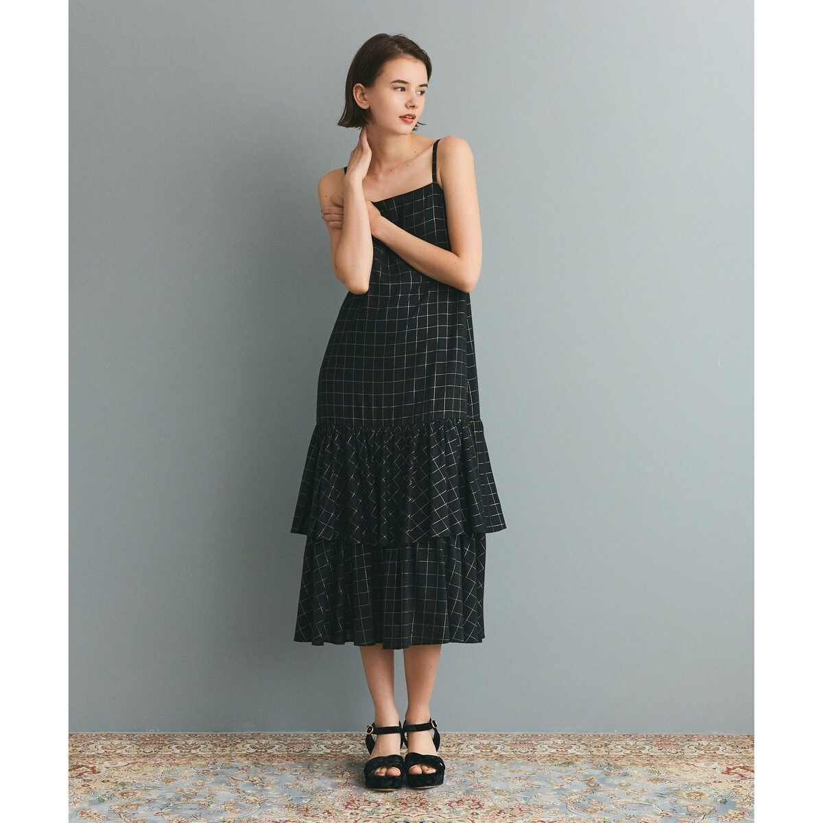 チェックツイードジャンパースカート | グレースコンチネンタル(GRACE