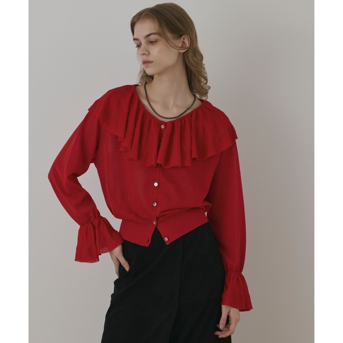 GRACE CONTINENTAL - グレースコンチネンタル ボーダーカーディガン フルーツボタン WOMEN カーディガン GRACE CONTINENTAL グレースコンチネンタル 通販