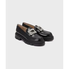 CORSO ROMA ラインストーンローファー