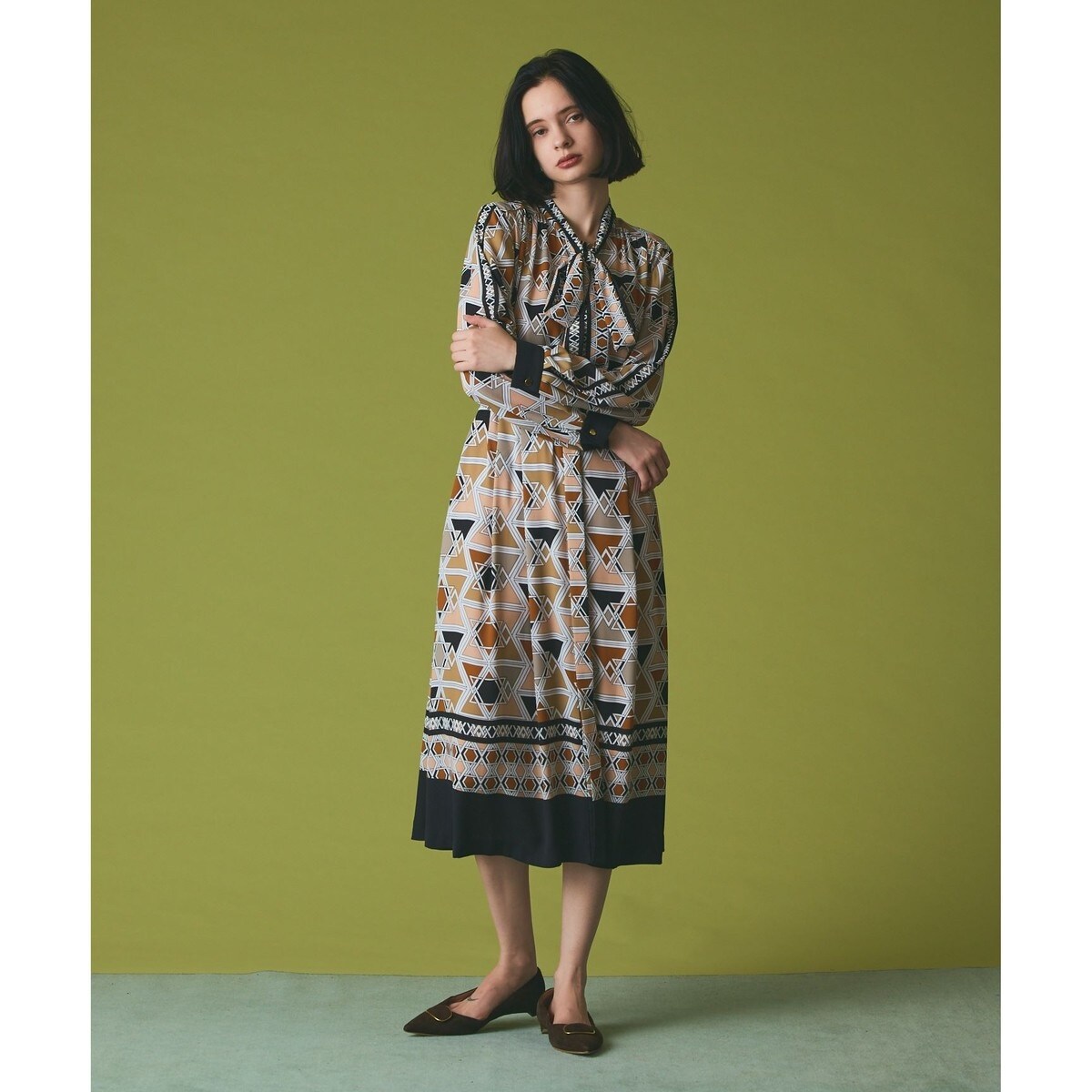 ラメニットプリーツワンピース | グレースコンチネンタル(GRACE