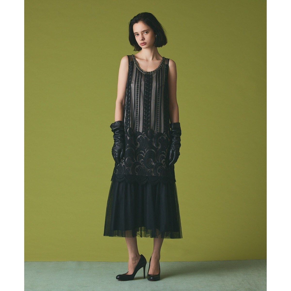 ドビー刺繍ロングワンピース | グレースコンチネンタル(GRACE