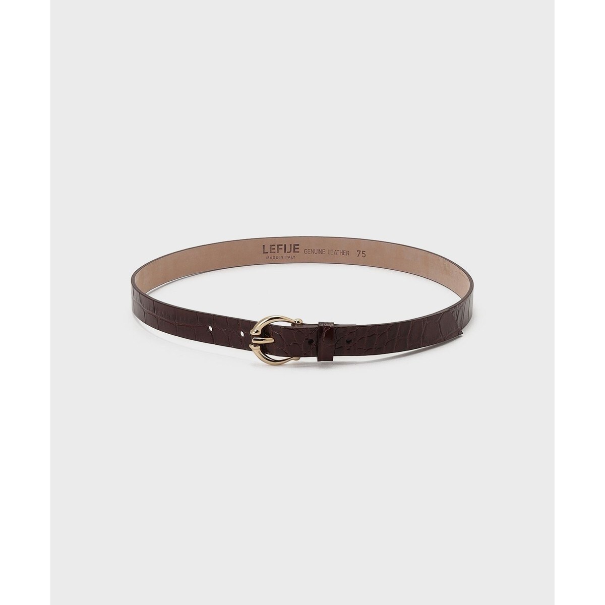 追加2》MAISON BOINET / メゾンボワネ 25mm belt ベルト | イエナ(IENA