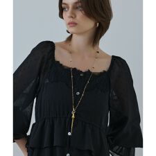 ストーンビーズネックレス