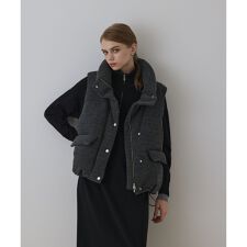 スタンドニットダウンベスト