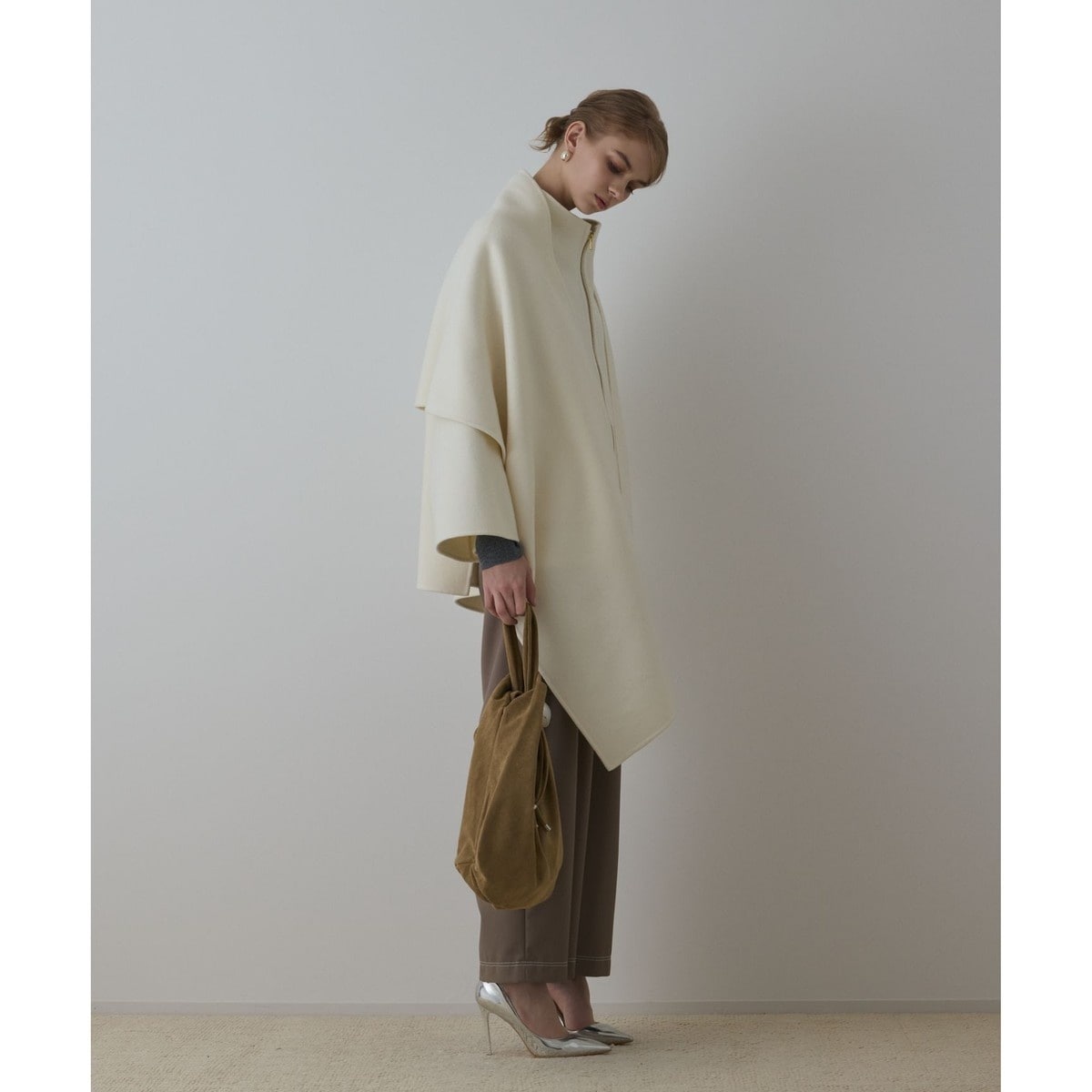 新品未使用✨️2023 グレースコンチネンタル オーバーコクーンハーフコート シャギーハーフコート | グレースコンチネンタル(GRACE CONTINENTAL