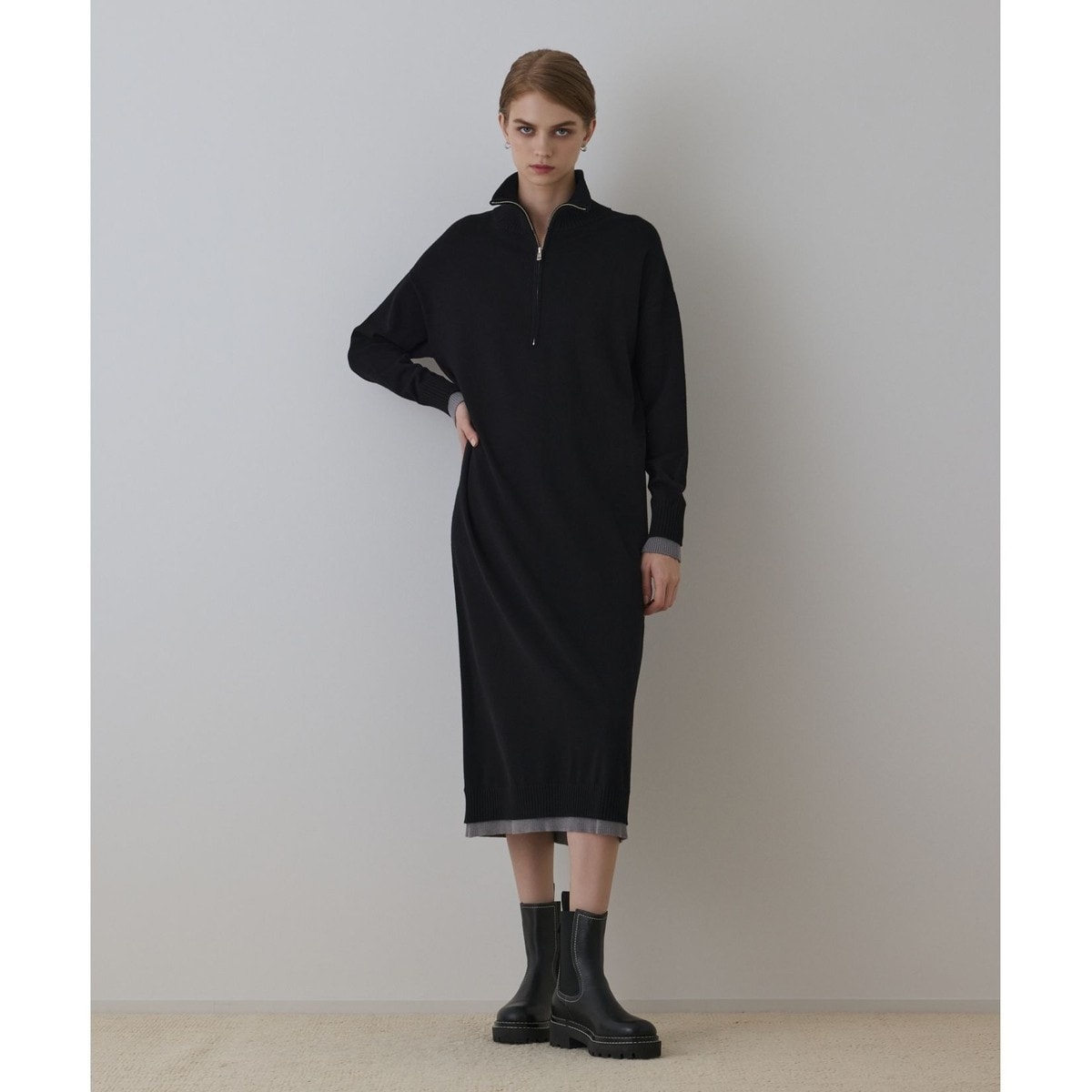 ラメニットプリーツワンピース | グレースコンチネンタル(GRACE