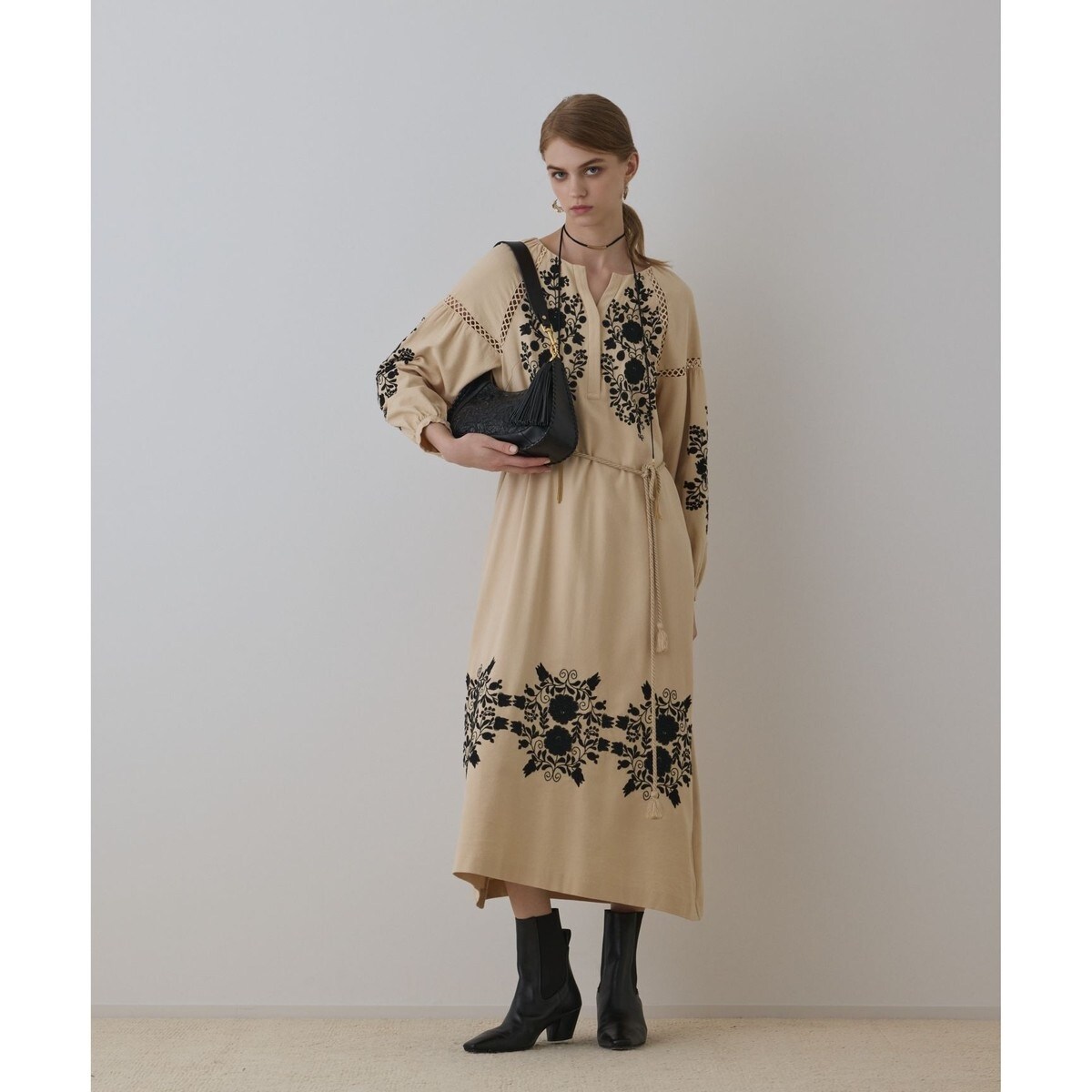 GRACE CONTINENTAL / プリントミリタリードレス プリントミリタリードレス / GRACE CONTINENTAL | GRACE