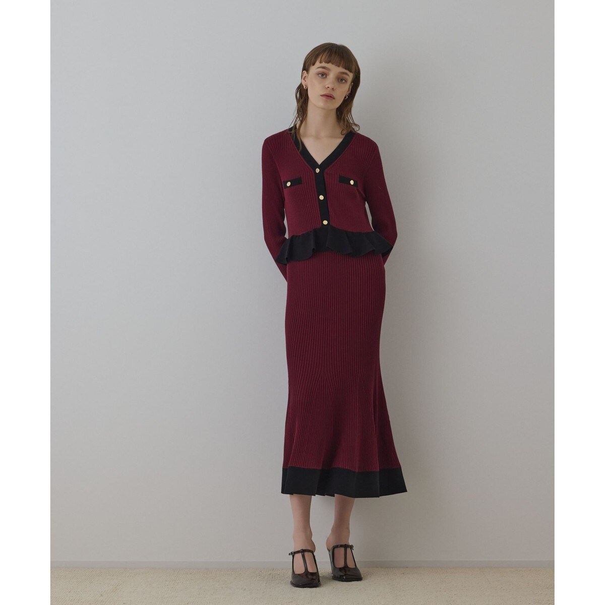 ツイードフレアワンピース | グレースコンチネンタル(GRACE