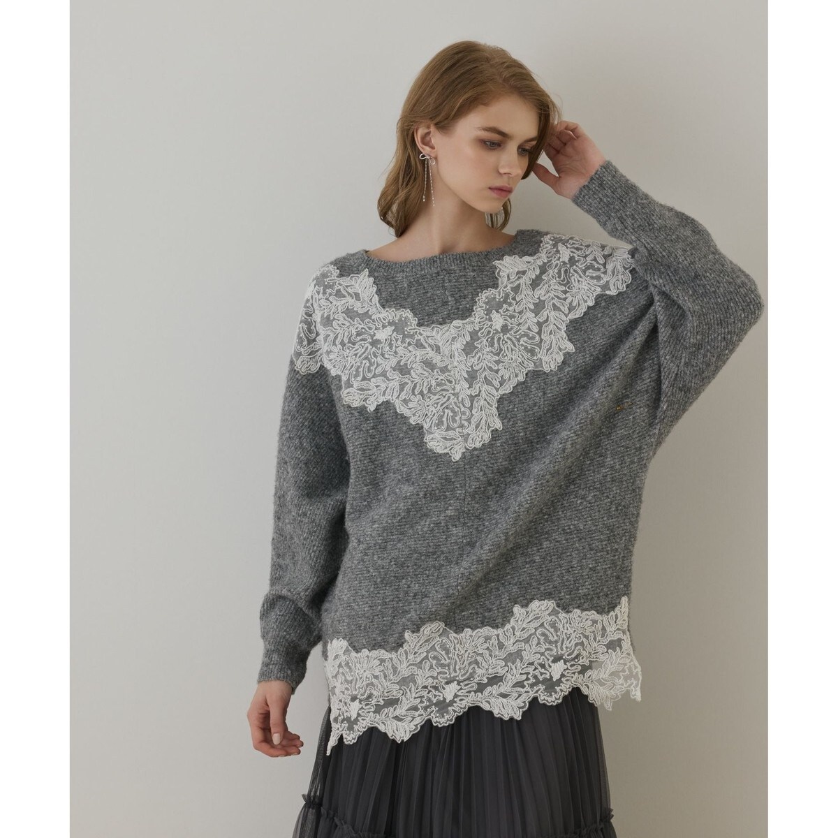 レースドルマンニットトップ | グレースコンチネンタル(GRACE