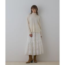 グレースコンチネンタル(GRACE CONTINENTAL)のレースティアードスカート