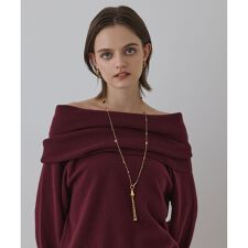 グレースコンチネンタル(GRACE CONTINENTAL)のウールオフショルニットトップ