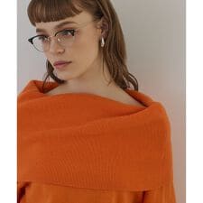 グレースコンチネンタル(GRACE CONTINENTAL)のウールオフショルニットトップ