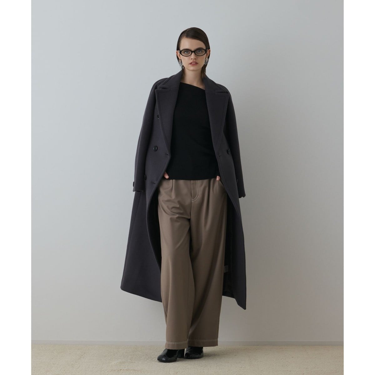 グレースコンチネンタル❤コート 最値下げ‼️ グレースコンチネンタル GRACE CONTINENTAL モヘヤシャギーPコート