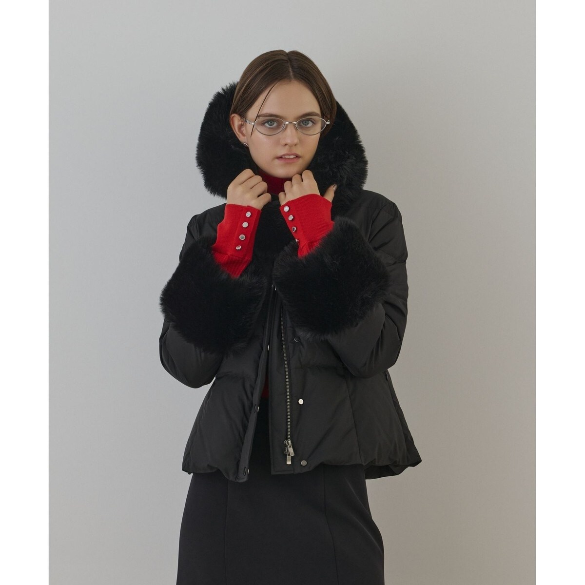 フードファーロングダウン | グレースコンチネンタル(GRACE