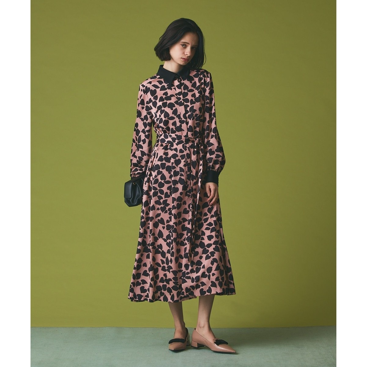 シャドーフラワープリントワンピース | グレースコンチネンタル(GRACE