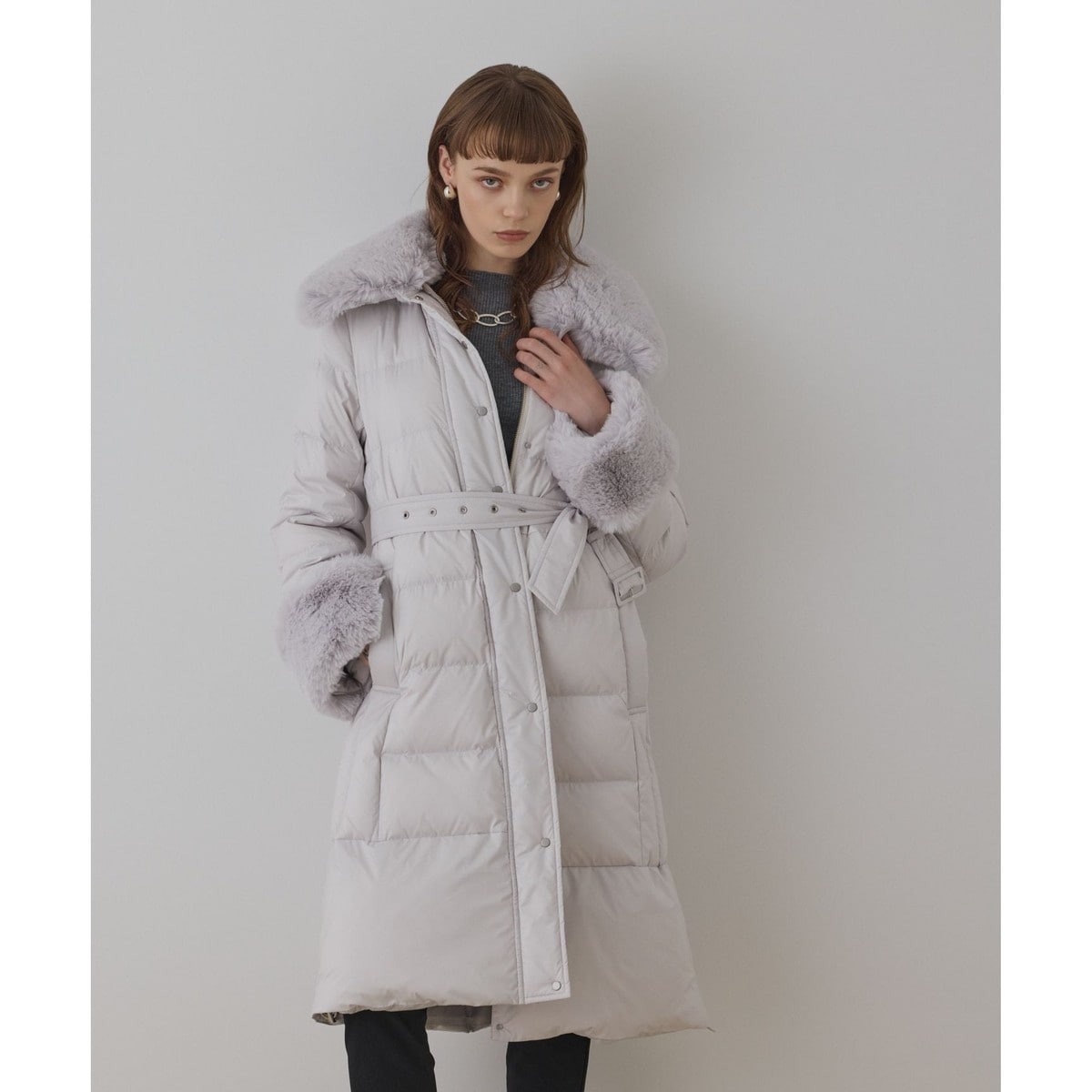 フードファーロングダウン | グレースコンチネンタル(GRACE