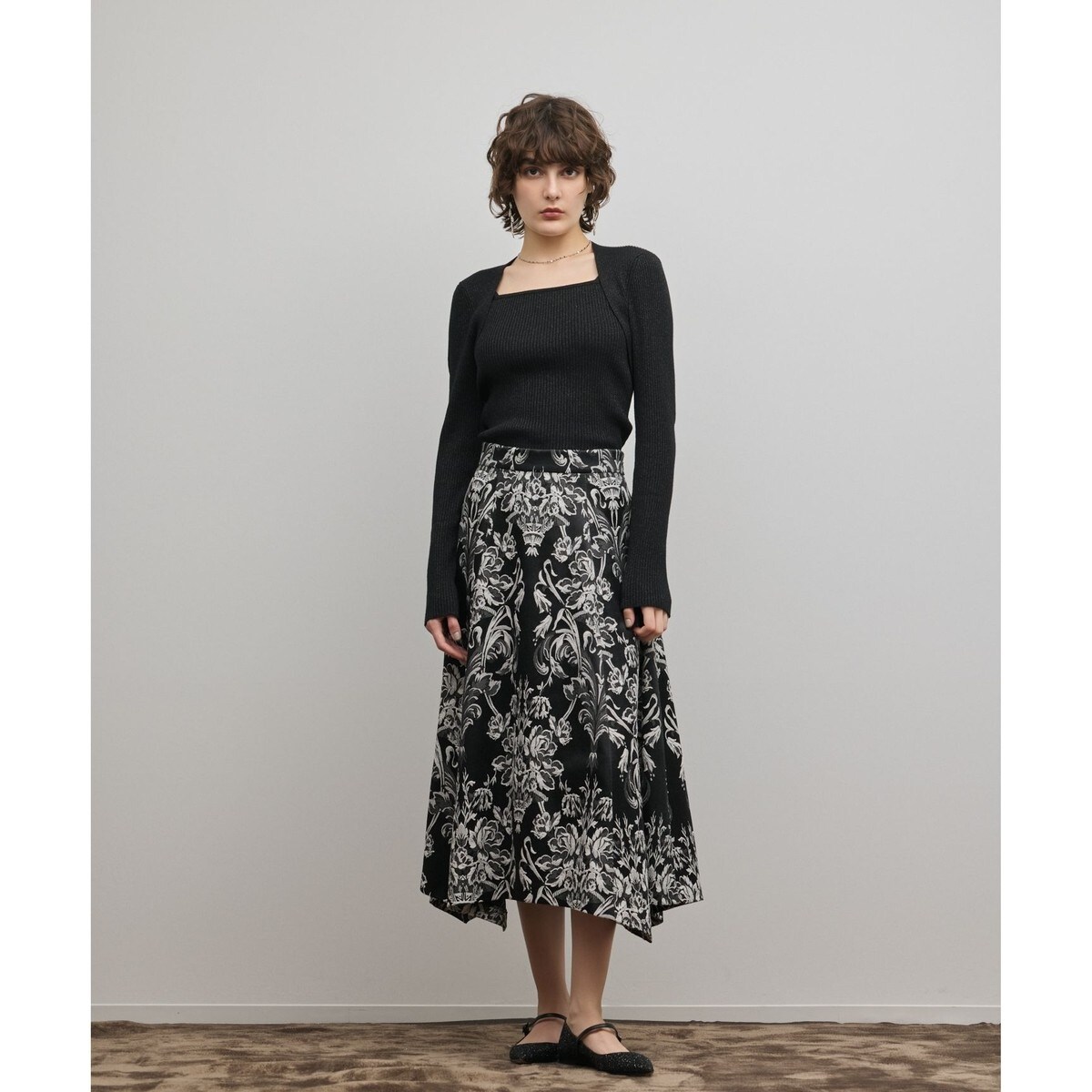 サテンコードスカート | グレースコンチネンタル(GRACE CONTINENTAL