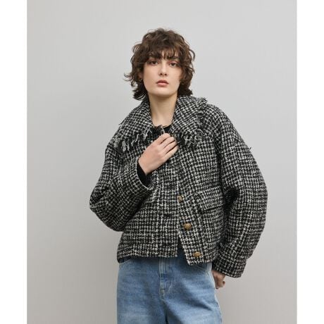 [^ԁF0326101300]yJapan FabriczE[̏_炩ȃcC[hfށB ȓ̃I[o[TCYVGbg WPbgB ̃fp摜̓TviBeĂ܂Bۂ̏iƎdlAHATCY኱قȂꍇ܂B\߂܂B