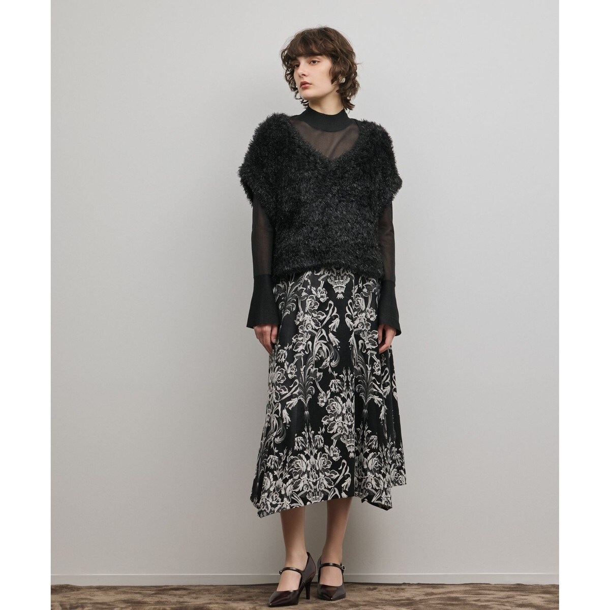 モヘアシャギーベスト | グレースコンチネンタル(GRACE CONTINENTAL