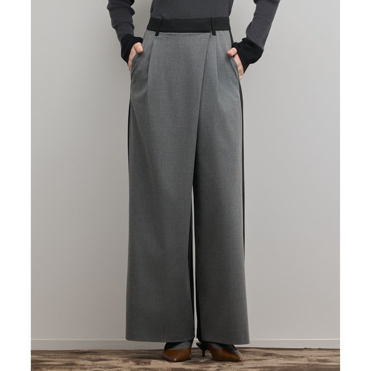 ラップワイドパンツ | グレースコンチネンタル(GRACE CONTINENTAL