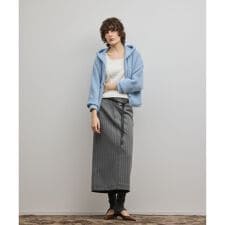 フェザーニットパーカー