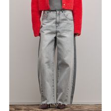 サイドラインデニムパンツ