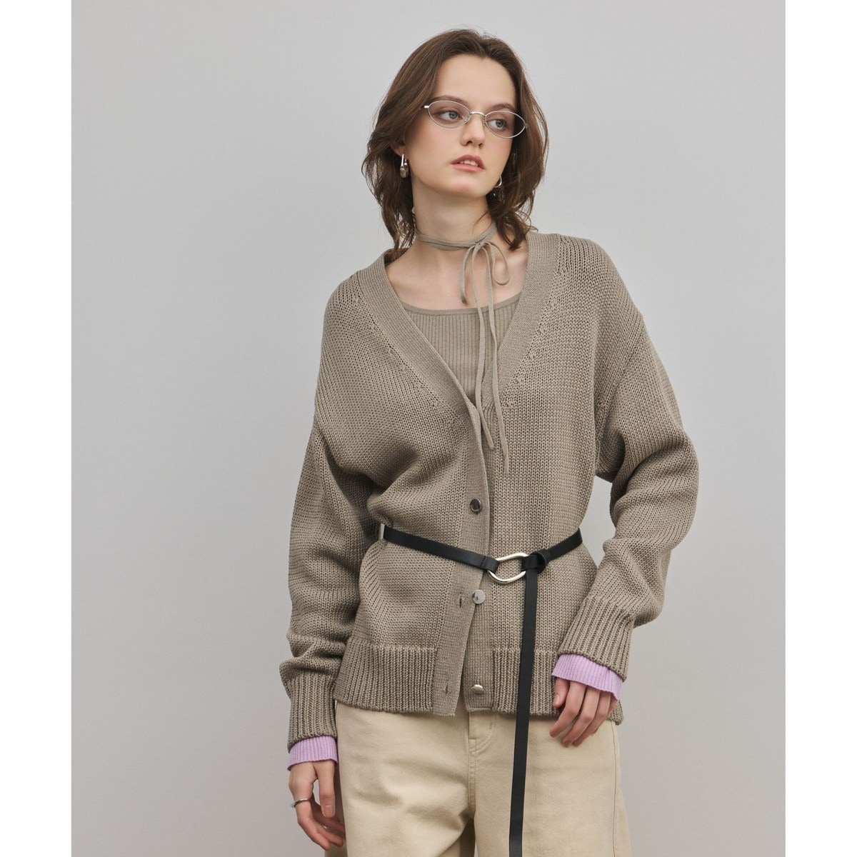 ツイードニットショートカーディガン | グレースコンチネンタル(GRACE