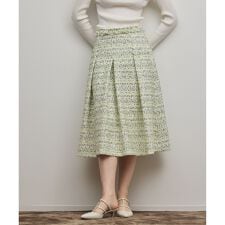 ミックスツイードスカート