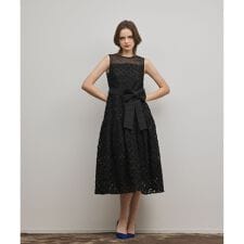 コード刺繍ワンピース