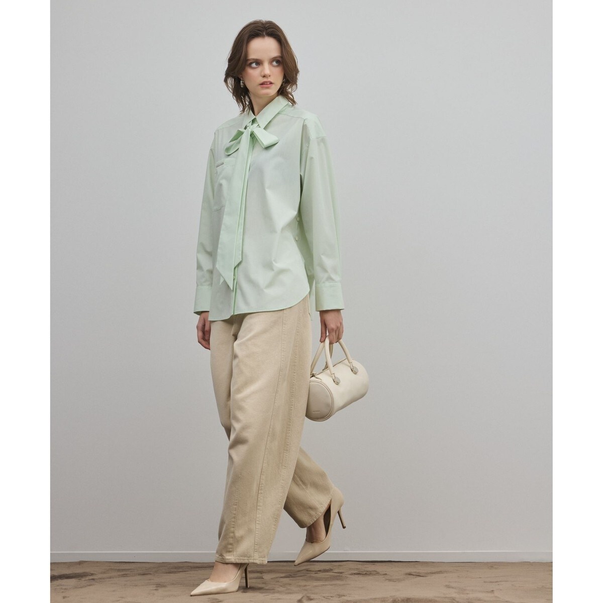 サイド切替バレルパンツ