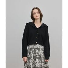 セーラーカラーニットトップ