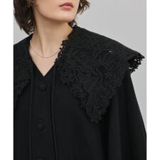 タッセル付レースカラー