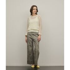 カットワークフレアパンツ