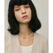 パール2連ネックレス