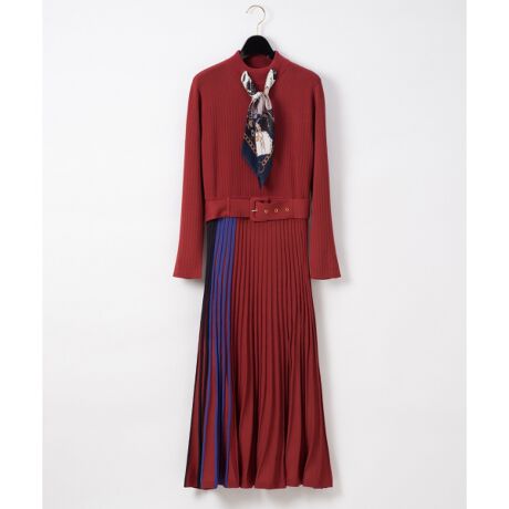 スカーフネックニットワンピース | グレースコンチネンタル(GRACE  