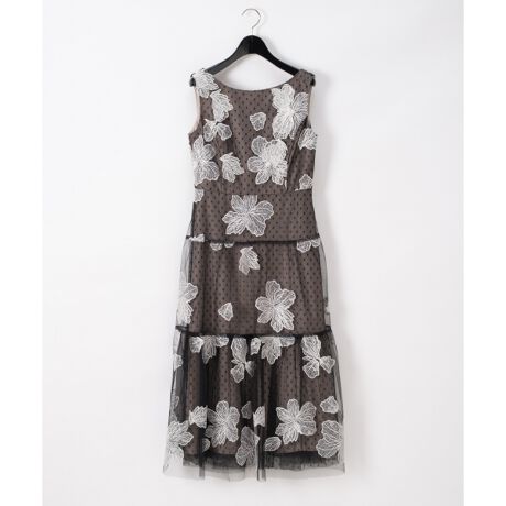 フラワー刺繍ワンピース グレースコンチネンタル Grace Continental ファッション通販 マルイウェブチャネル