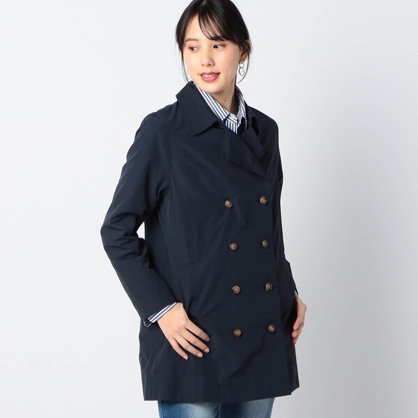 アウター ベルテッドカルゼコート 撥水 撥油 加工 ベルテッド カルゼコート