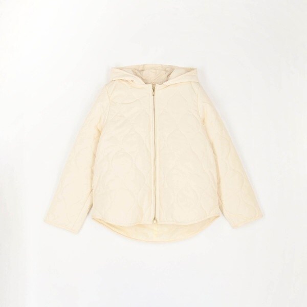 NATURAL BEAUTY BASIC ダイヤキルティングペプラムブルゾン