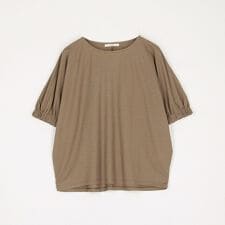 接触冷感　カノコ袖ゴムプルオーバー