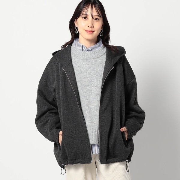 FRONT ZIP PRINT HOODIE | スライ(SLY) | マルイウェブチャネル