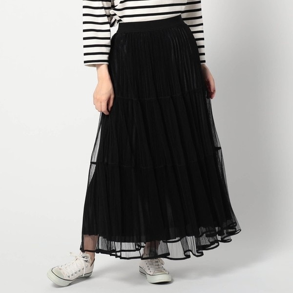 PARK） スポーツ・アウトドア チュール＆プリーツ ティアードフレア