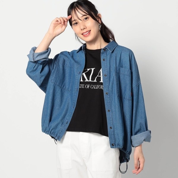 グランドパーク（Grand PARK）/【BROOKLYN OVERALL 】ドロスト仕様　ブルゾンライクシャツ BROOKLYN OVERALL 】ドロスト仕様 ブルゾンライクシャツ | グランド