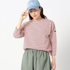 日本製　デラヴェ 天竺ボーダーカットソー